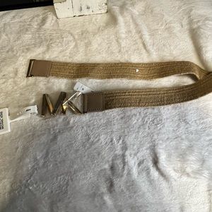 Micheal KORS Belt / Gold Buck/ Size S/M/  Brand New with Tags.